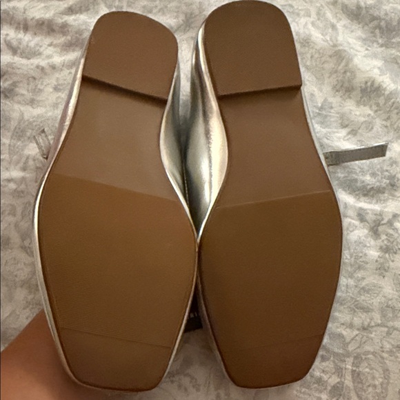 Torrid Women's Shiny Silver Flats - Picture 2 of 3